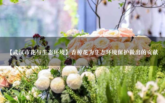 【武汉市花与生态环境】香樟花为生态环境保护做出的贡献